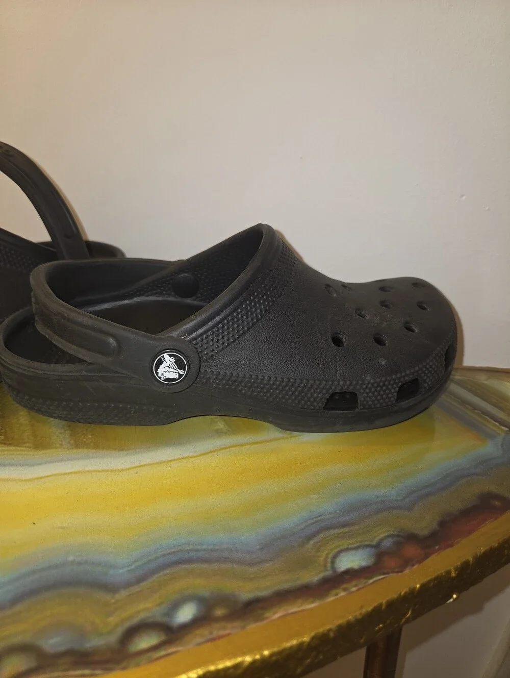 Classic Kids Black Clog Shoes Croc